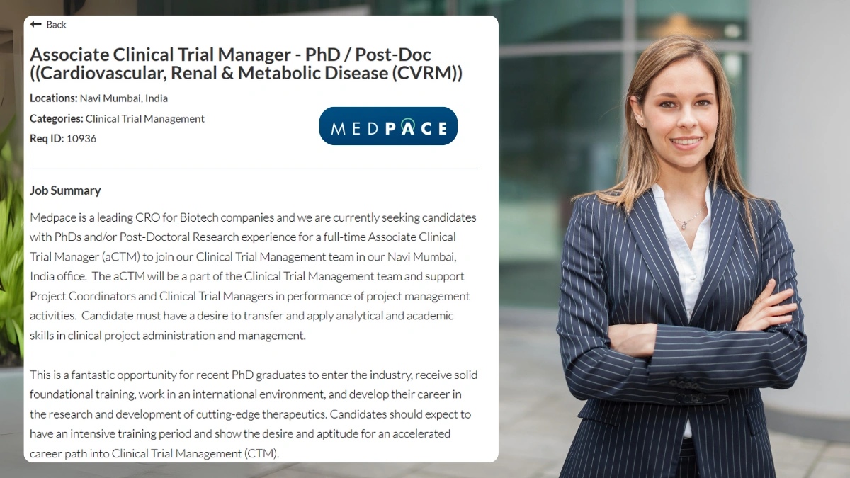 Medpace Hiring 2025 - Associate Clinical Trial Manager
