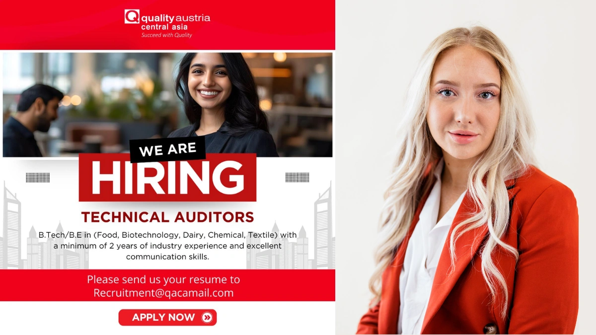 Quality Austria Central Asia Hiring for Technical Auditor