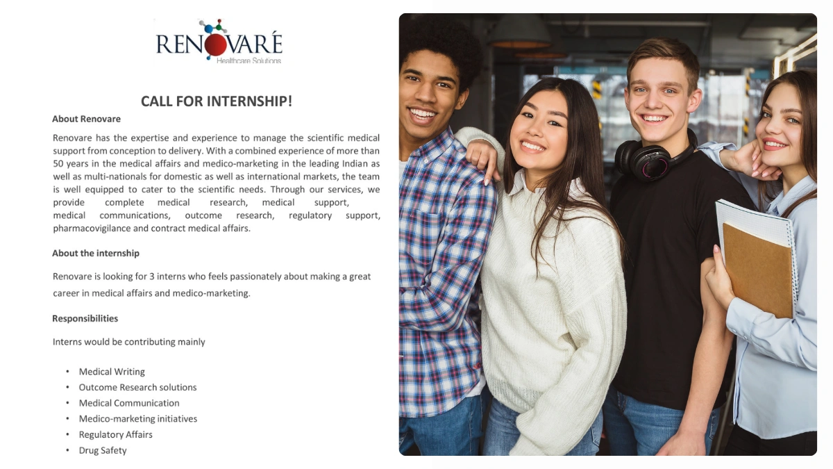 Renovare Healthcare Solutions - Internship Opportunities in Navi Mumbai
