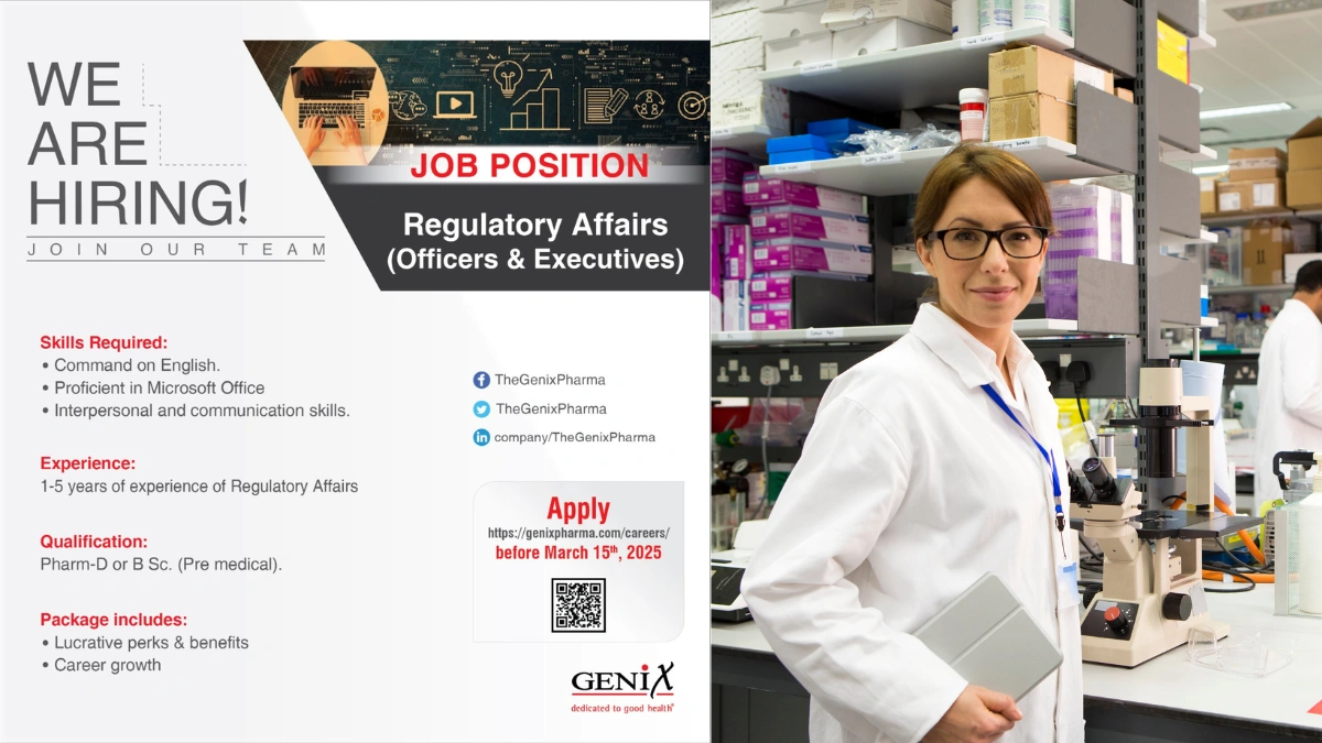 The Genix Pharma Hiring Regulatory Affairs Officers & Executives