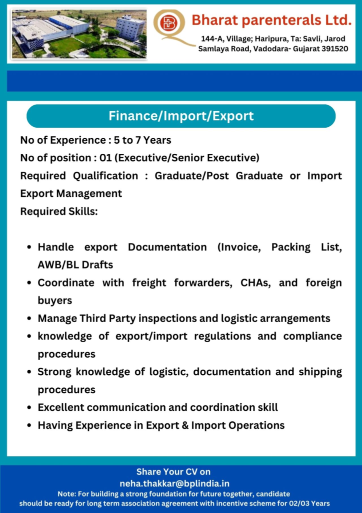 Bharat parenterals Ltd