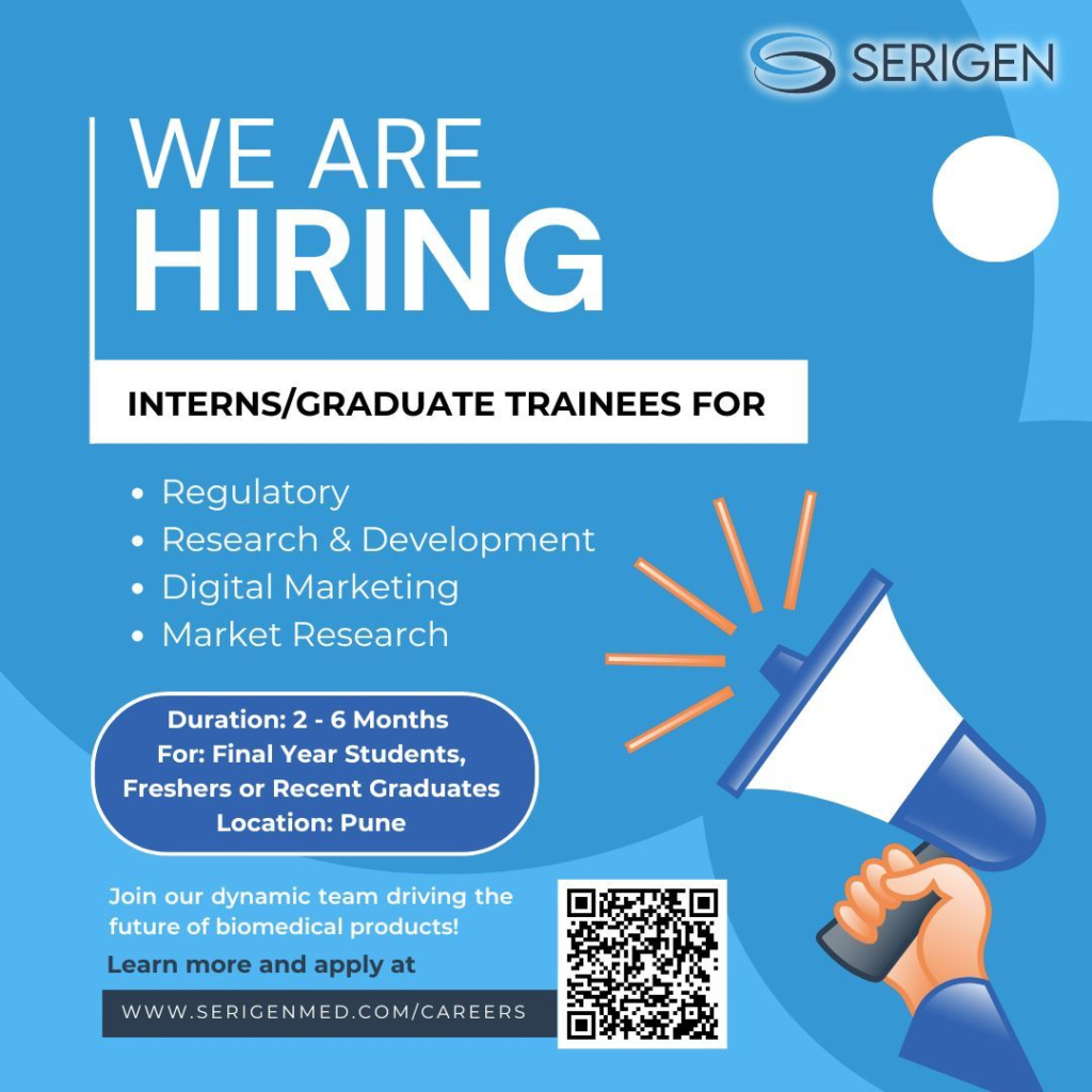 Serigen Hiring Interns & Graduate Trainees – Join Us in Pune!