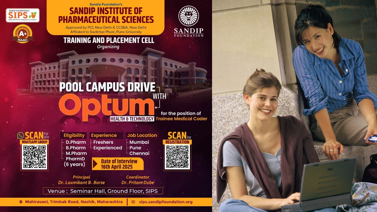 Pool Campus Drive with Optum at Sandip Institute of Pharmaceutical Sciences