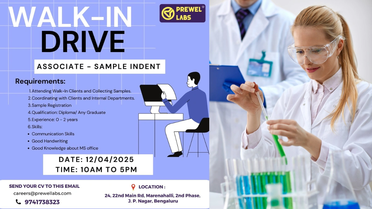 Prewel Labs Walk-In Drive for Associate