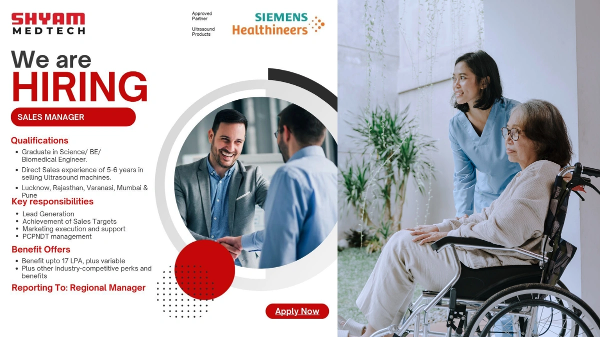 Shyam MedTech Hiring a Sales Manager – Ultrasound Products