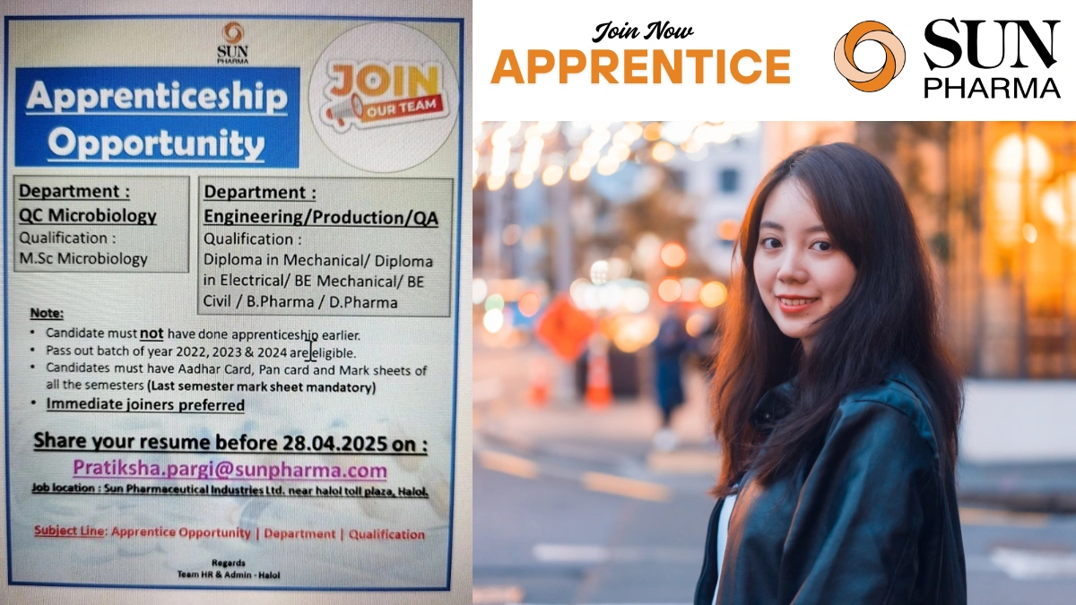 Sun Pharma Apprenticeship