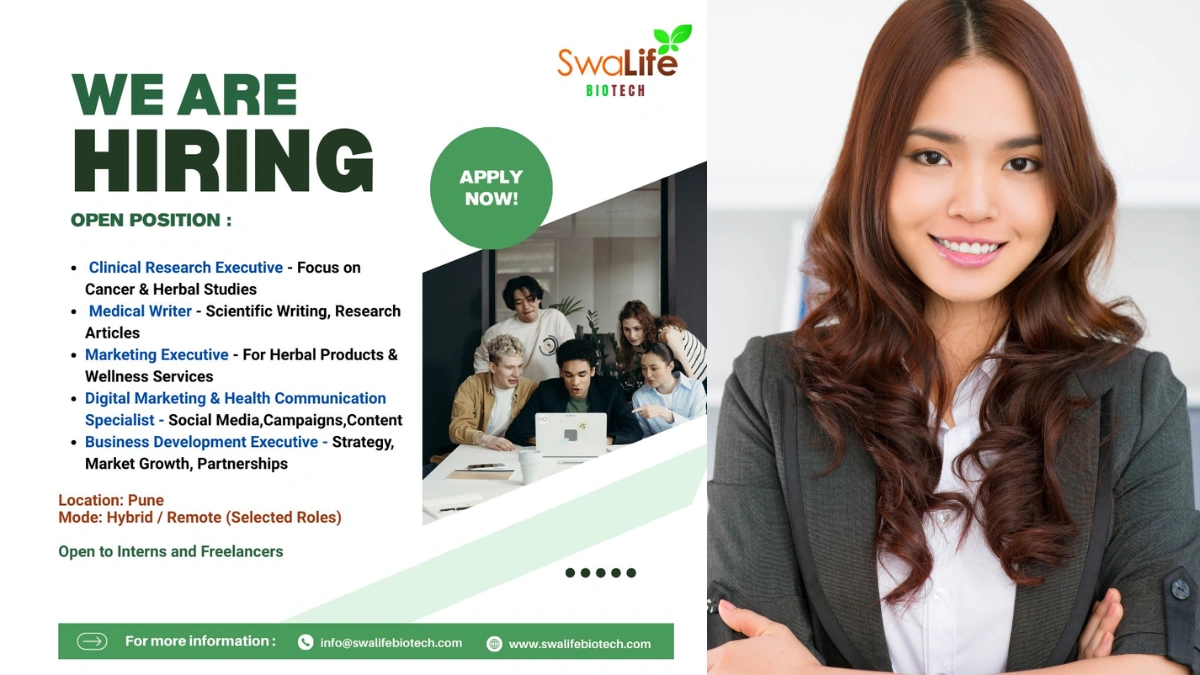 SwaLife Biotech Hiring Innovate in Cancer & Herbal Wellness