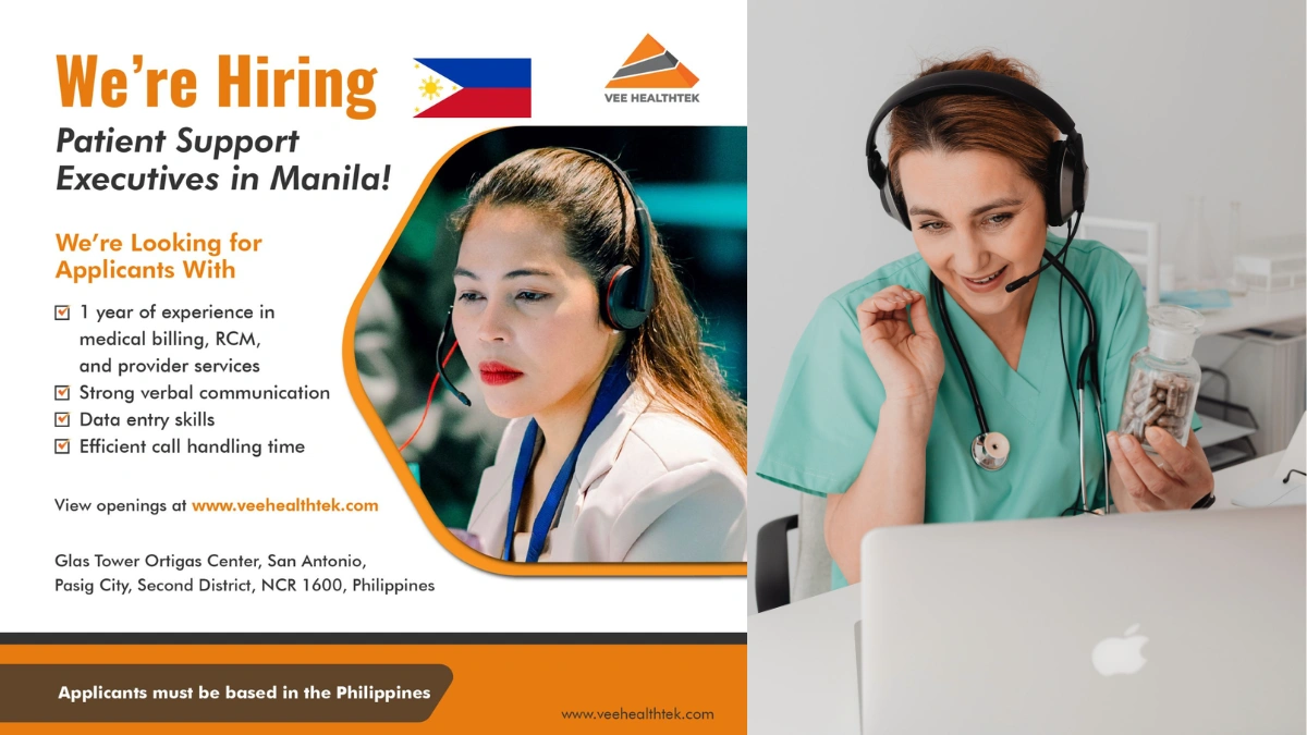 Vee Healthtek Hiring a Patient Support Executives