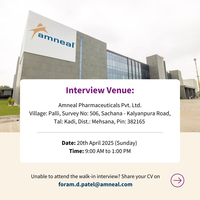 Amneal Pharmaceuticals Walk-In Drive