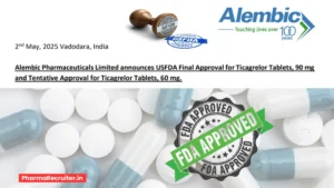 Alembic Pharma receives USFDA approval for Ticagrelor tablets