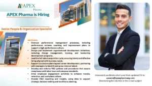 Apex Pharma Is Hiring for Senior People & Organization Specialist
