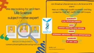 Biosetup Lifesciences Hiring Intern for Life Science SME Intern for Content Creation & Blog Writing