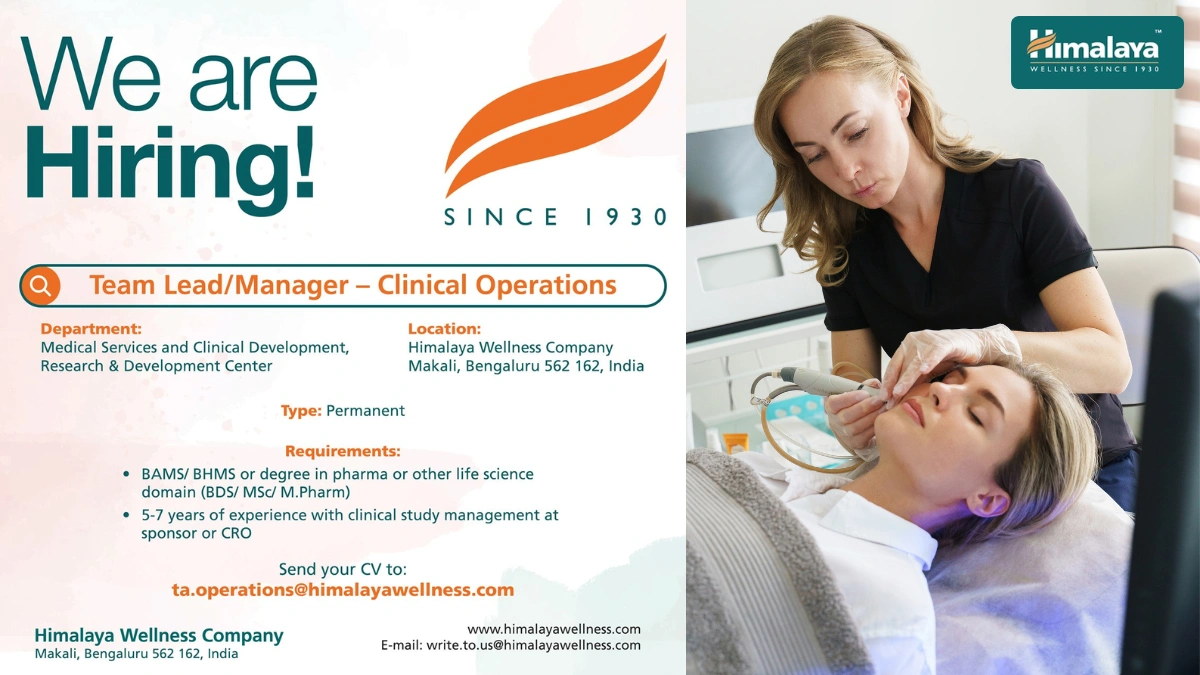 Himalaya Wellness Company Hiring Team Lead & Manager - Clinical Operations