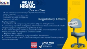 ICHOR Biologics Is Hiring for Executive - Coordination (Regulatory Affairs)