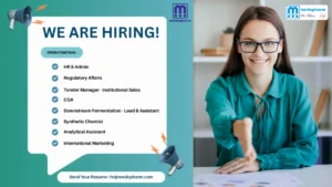 Medopharm - Urgent Hiring for Multiple Positions