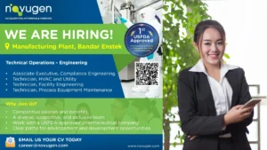 Novugen PharmaIs Hiring for Technical Operations Team