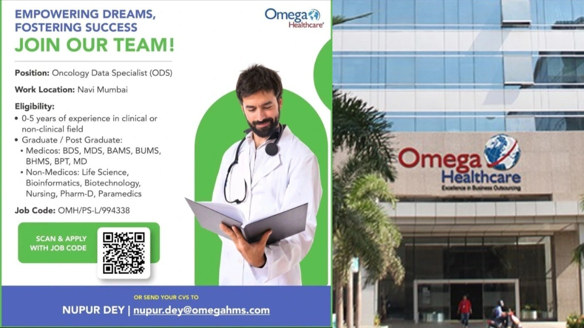 Omega Healthcare Is Hiring for Freshers as an Oncology Data Specialist