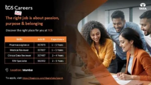 TCS Walk-In Drive for Pharmacovigilance, Medical Reviewer & Clinical Data Reviewer