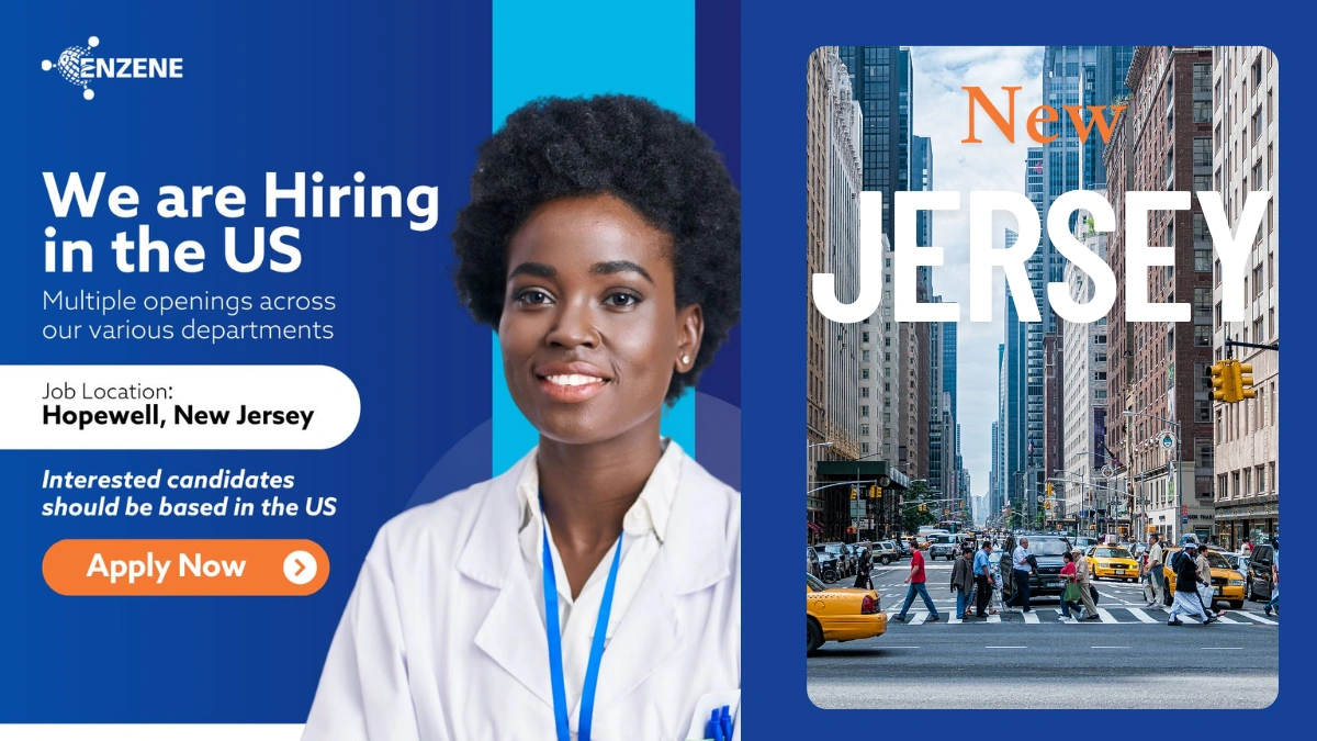 enzene’s Walk-In Interview for Multiple Roles in Hopewell, New Jersey!