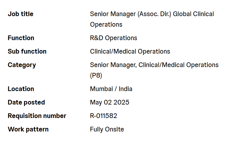 Johnson & Johnson - Job Details