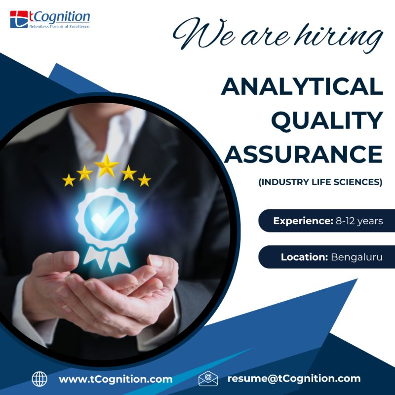 tCognition Hiring an Analytical Quality Assurance (AQA) Specialist in Bengaluru
