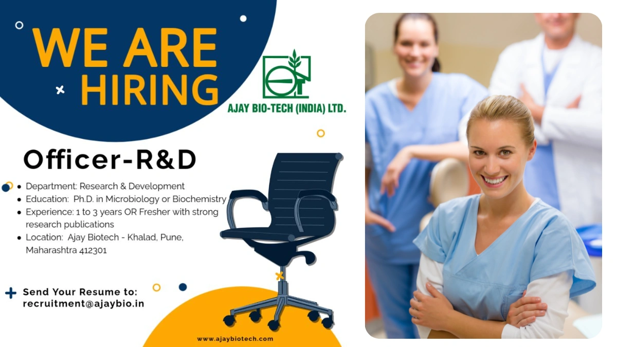 Ajay Bio-Tech (India) Ltd. is Hiring for a Officer - R&D