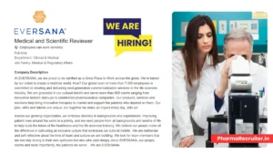 EVERSANA - Job Openings for Medical and Scientific Reviewer (Remote)