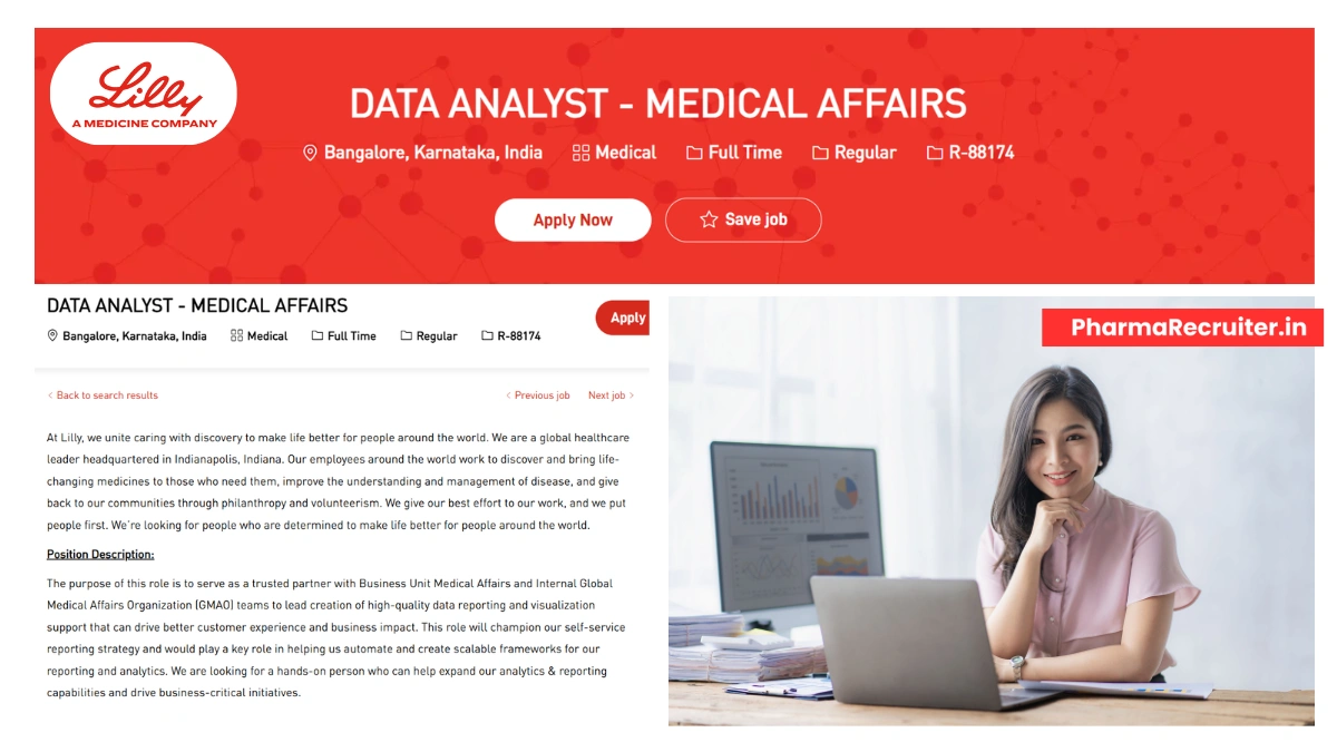 Eli Lilly and Company is Hiring Data Analyst - Medical Affairs [Full-Time]