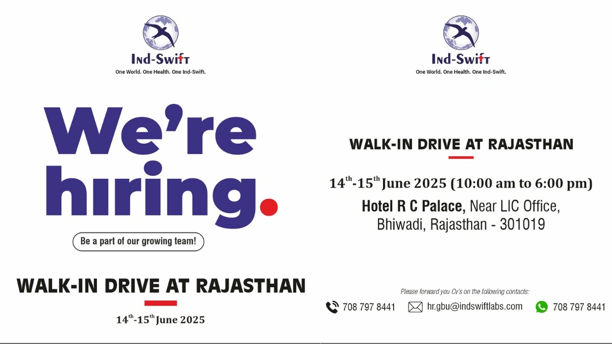 Ind-SwiftWalk-In Drive for Production, Packing, Quality Control & Quality Assaurance