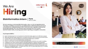 Indus Health Plus - Internship for Bioinformatics Intern Opportunity