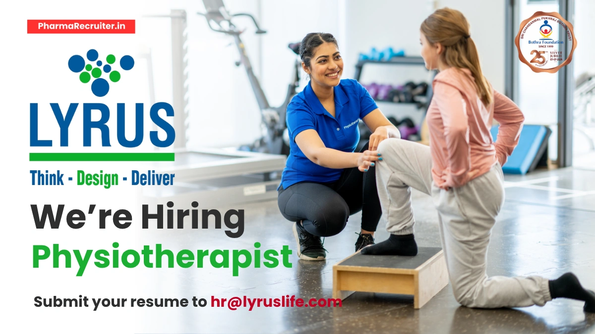 Lyrus Hiring for Physiotherapist at Bothra Foundation Charitable Hospital