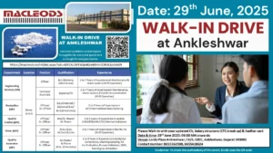 Macleods Pharmaceuticals Walk-In Drive for Engineer, QA, QC, Production and Store Roles on 29th June