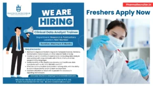 Maverick Medicorum Hiring Clinical Data Analyst Trainee