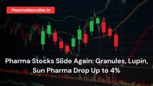 Pharma Stocks Slide Again - Granules, Lupin, Sun Pharma Drop Up to 4%
