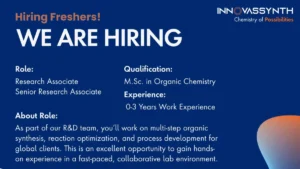 Walk-In Interview @ Innovassynth Technologies Limited in Pune – Hiring Freshers for R&D Team