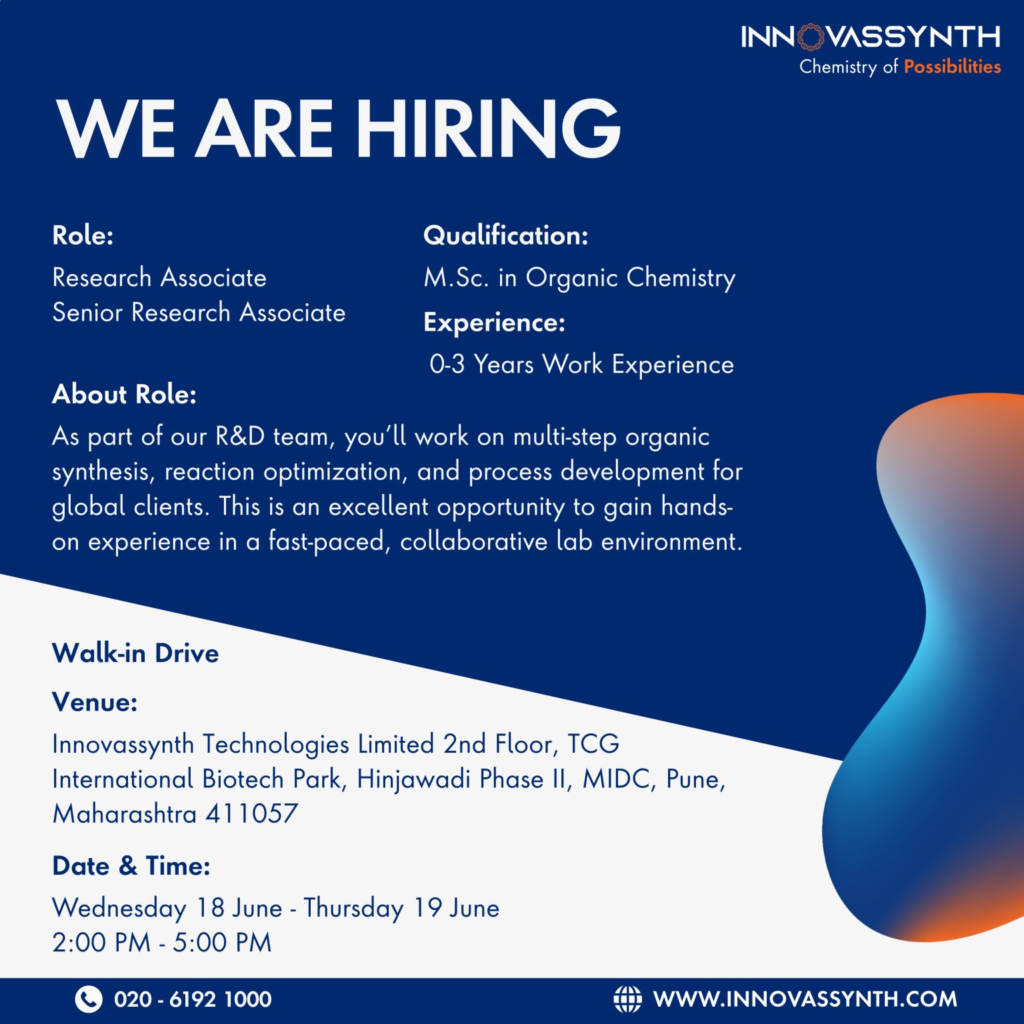 Innovassynth Technologies Limited walk in drive