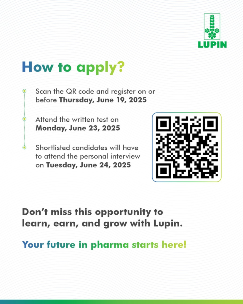 Lupin’s Learn and Earn Program