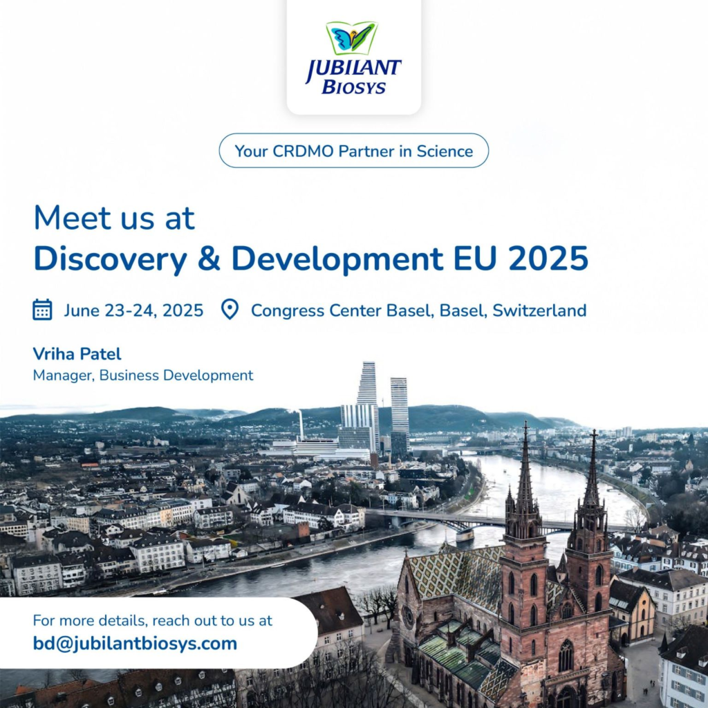 Jubilant Biosys to Showcase Cutting-Edge Drug Discovery Solutions at Discovery & Development EU 2025
