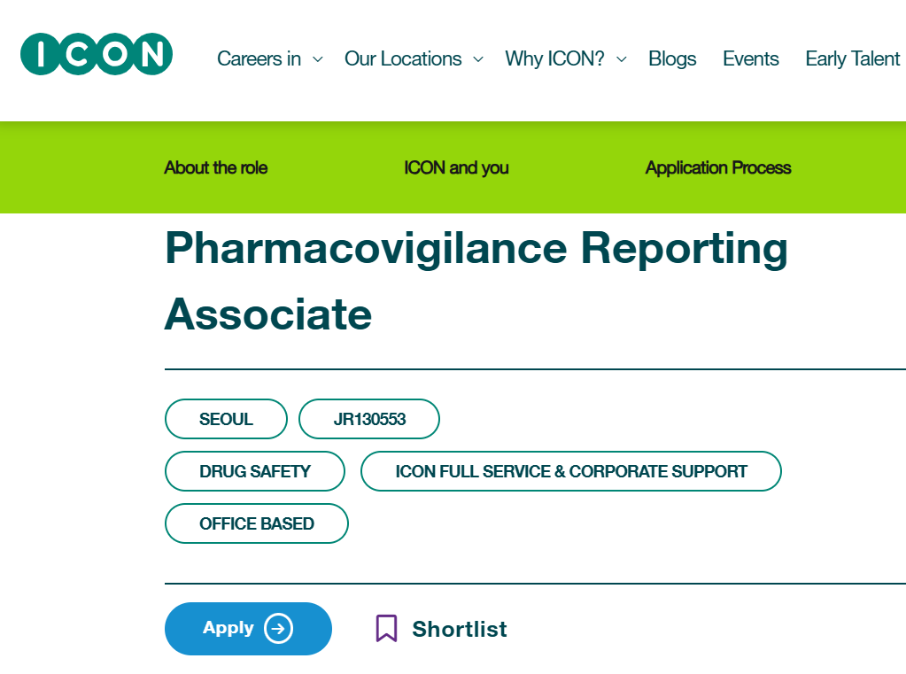 ICON is Hiring for Pharmacovigilance Reporting Associate [Full-Time] – 2025