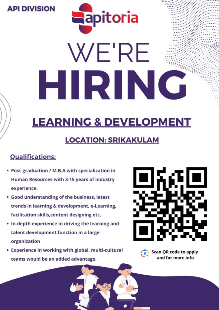 Apitoria API Division is Hiring for Learning & Development Role in Srikakulam