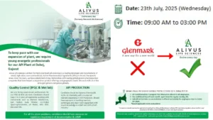 Alivus Life Sciences Walk-In Interviews for API Production and Quality Control