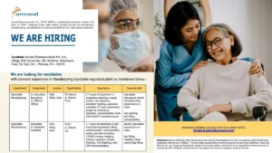 Amneal Pharmaceuticals - Hiring for Injectable Manufacturing