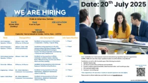Cipla Walk-In Interview for Production, QA, QC, Engineer and EHS Job Roles on 20th July 2025