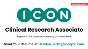 ICON Hiring for Clinical Research Associate Job Roles