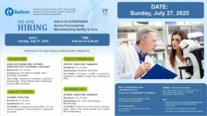 Indoco Remedies Walk-In Interviews for Production, QA, QC and Microbiology Roles