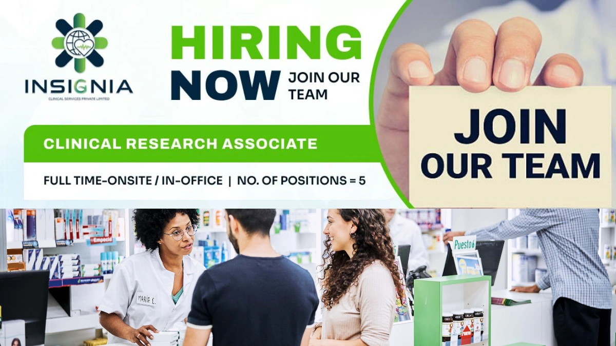 Insignia Clinical Services is Hiring for Clinical Research Associate Job Roles