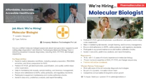 Medinno Technologies is Hiring for A Molecular Biologist – July 2025