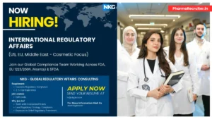 NKG Hiring for International Cosmetics Regulatory Affairs Specialists in Delhi
