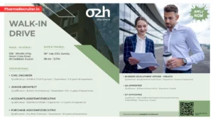 O2h Discovery Walk-In Drive for Freshers & Experienced Candidates – 6th July 2025