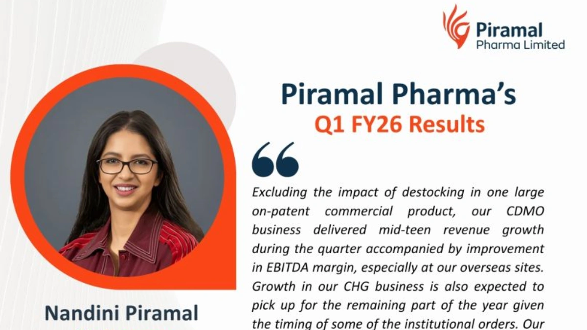 Piramal Pharma Limited Reports Q1FY26 Financial ResultsPiramal Pharma Limited Reports Q1FY26 Financial Results